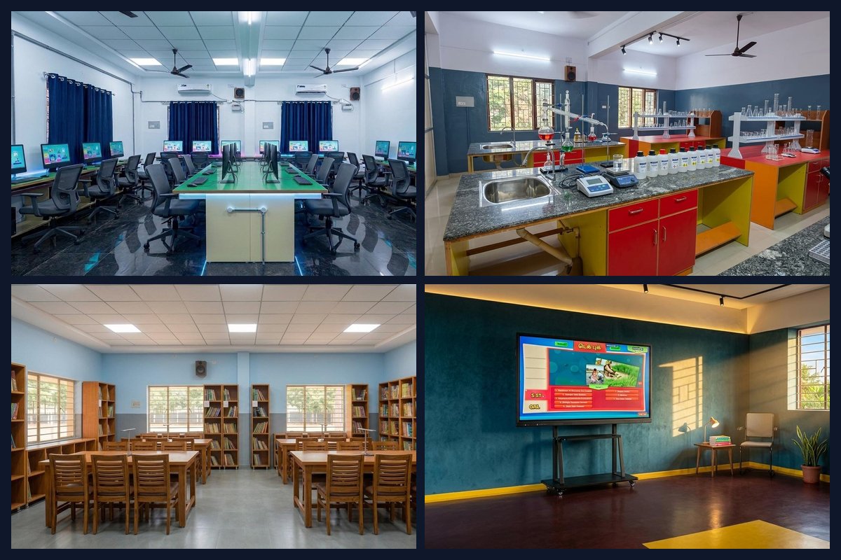 Facilities collage