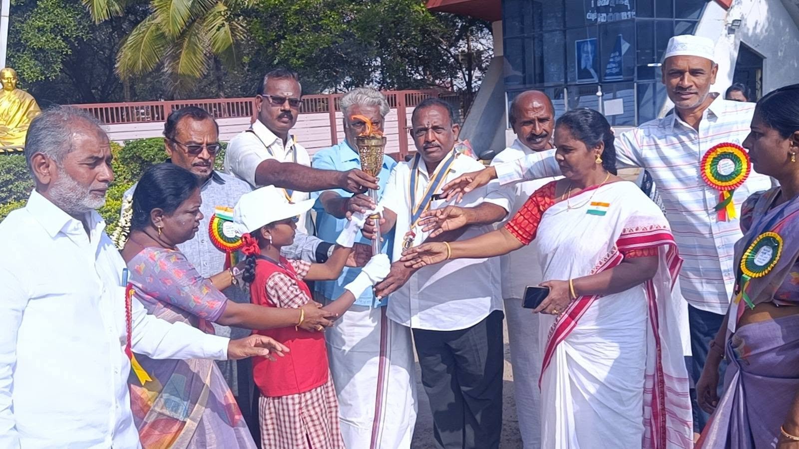 Kids with Torch